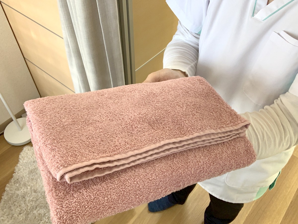 40分のよもぎ蒸しが終了